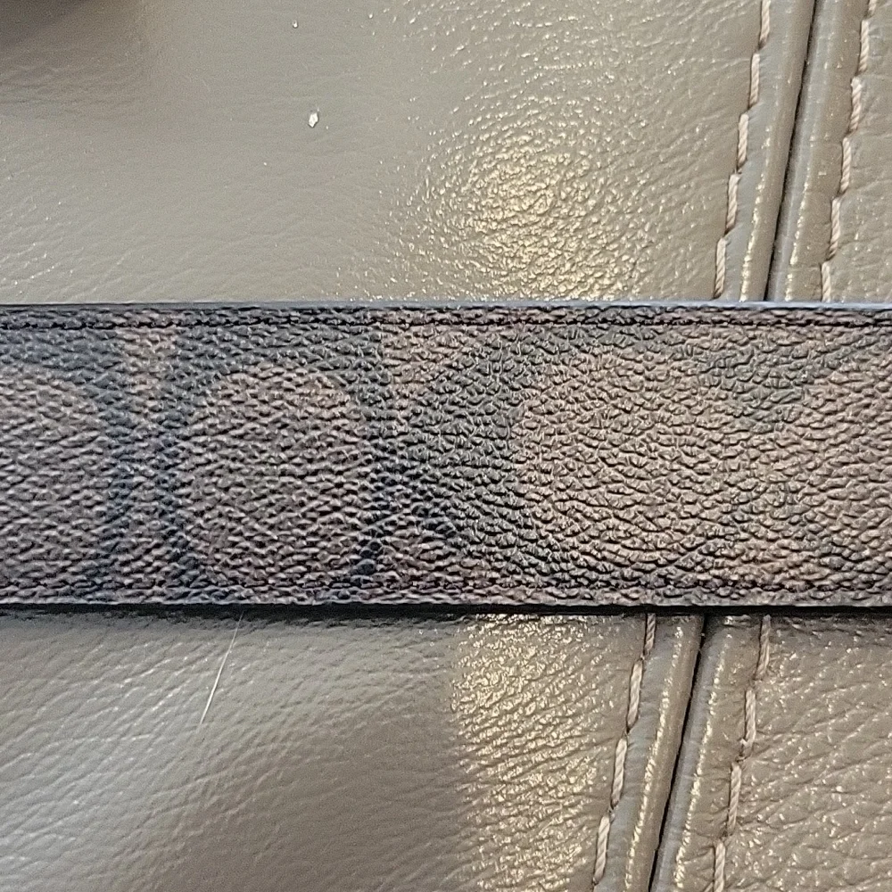 Coach Leather Harness Signature Reversible Cut To Size Belt